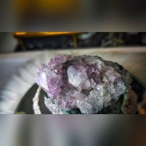 Amethyst Quartz Crystal Cluster
